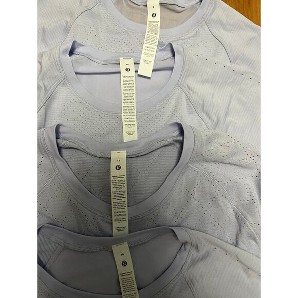 Lululemon Periwinkle Swiftly Mesh Back Long Sleeve NWT - Picture 4 of 7